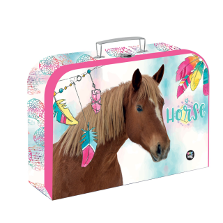 Kufřík lamino 34 cm kůň romantic