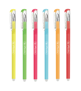 Gumovací pero jednorázové Neonové