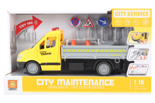 Auto se značkami na baterie 32 cm