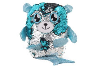 Flitrový plyšák - medvídek s ploutví