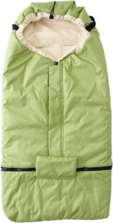 Fusak s beránkem z biobavlny ZELENÝ