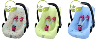 Univerzální potah z BIO bavlny na autosedačku 0+ ByBoom