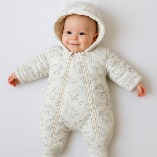 Zimní kombinéza s kapucí podšitá Dino Baby Service