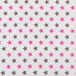 Dětské povlečení 2 dílné RŮŽOVÁ HVĚZDA 135 x 100 cm