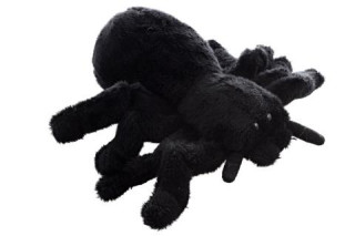 Plyšový pavouk černý 14 cm Eco-friendly