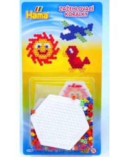 Korálkový set s šestiúhelníkem 400ks MIDI Hama