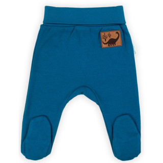 Kojenecké bavlněné polodupačky Nicol Ivo modrá