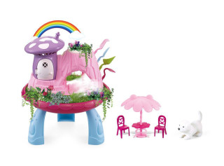 Květinová chaloupka s hříbkem