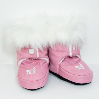 Softshellové capáčky Snow Vel. 0 ( 2 - 5 měsíců ) Esito - růžová/bílá