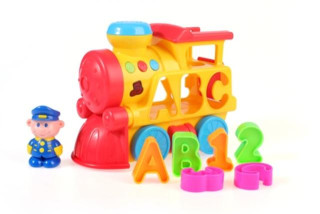 Vláček se zvuky, vkládací Bam Bam 18 m+