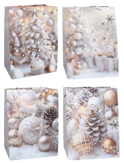 Dárková taška L 31x40x12 cm Vánoce