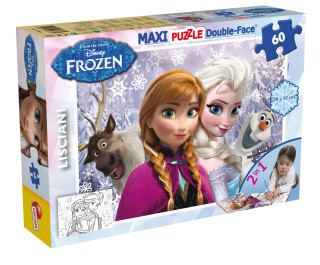 Frozen Puzzle Maxi 60 Elsa a Anna oboustranné 70x50 cm