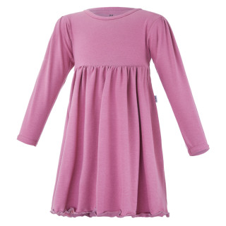 Šaty tenké s dlouhým rukávem Outlast® UV 50+ tm. starorůžové Little Angel