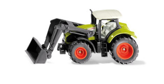 Traktor Claas Axion s předním nakladačem Siku Blister