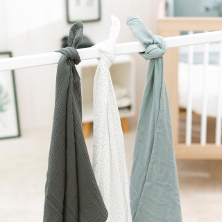 Plenky mušelínové 3 ks 65x65 cm Nattou