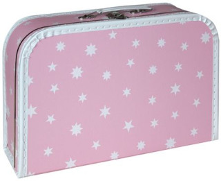 Kufřík - Bílé hvězdičky 35 cm