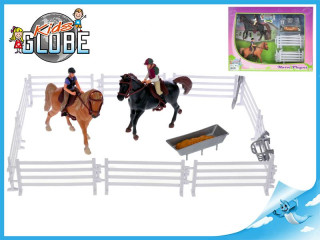 Koníci s jezdci 13cm 2ks s doplňky