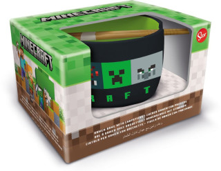 Minecraft ramen miska a hůlky, dárkový set