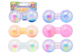 Mačkací činka se třpytkami