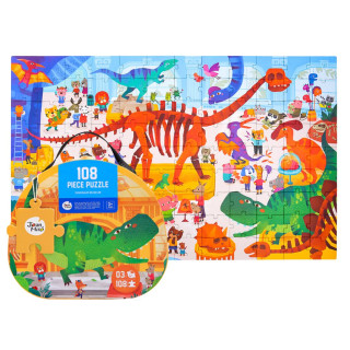Puzzle Muzeum dinosaurů 108 ks Jarmelo