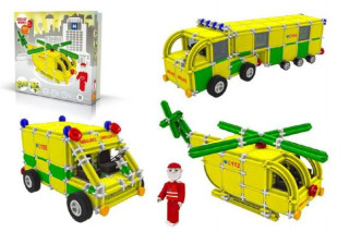 Stavebnice Seva Rescue 3 Záchranáři 537 ks