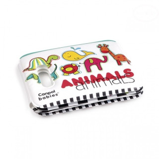 Canpol babies měkká knížka pískací s úchytem