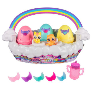 Hatchimals Multi balení mráček s neonovou duhou 