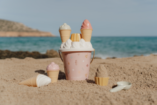 Sada na písek kyblík se zmrzlinou Ocean Dreams Pink Little Dutch