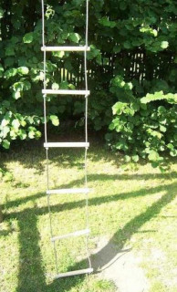 Provazový žebřík se šesti nášlapy