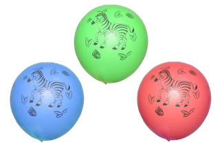 Balónek nafukovací 30 cm zvířátka sada 10 ks