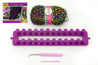 Pletací sada stav plast 30cm + doplňky