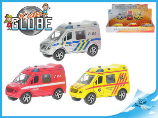 Záchranářské auto 11cm kov