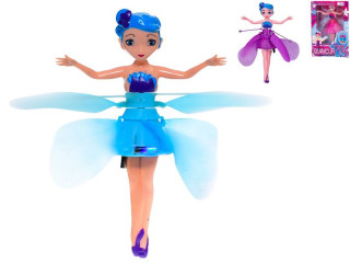 Panenka víla 19 cm na baterie svítící reagující na pohyb ruky s USB