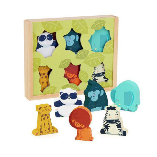 Dřevěné postavičky Džungle Vilac 