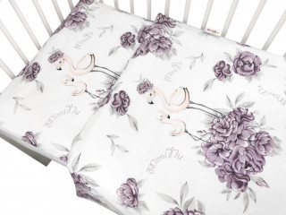 2-dílné bavlněné povlečení Plameňák