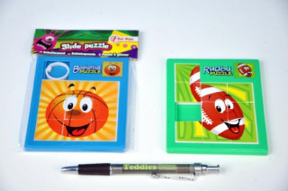 Puzzle Přesouvačka Hlavolam plast 9x12cm asst 4 druhy