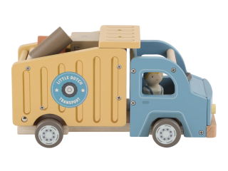 Náklaďák se sklápěčkou dřevěný Little Dutch