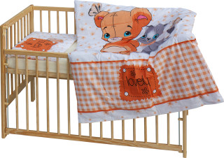 Dětská postýlka s kompletní výbavou 120 x 60 cm Scarlett Tery