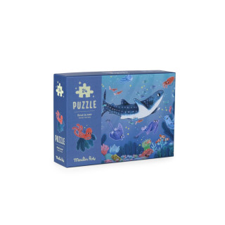 Puzzle svítící ve tmě Moulin Roty Pod mořem 24 ks