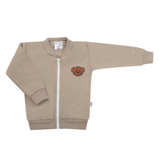 Kojenecká bavlněná mikina New Baby BrumBrum Latte 