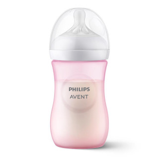 Láhev Natural Response 260 ml Philips AVENT 1 m+, Růžová