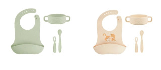 Silikonová jídelní sada Baby First meal set Mini Babymoov