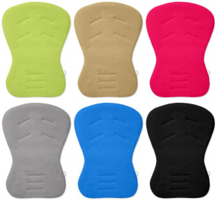 Vložka do kočárku či autosedačky UNI jednobarevná