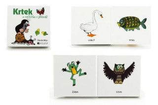 Knížka Leporelo Krtek a zvířátka v přírodě 10,5x10cm 12m+