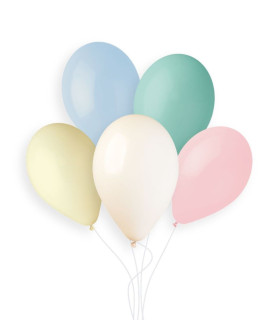 Balónek 33 cm/13" marshmallow mix 10 ks