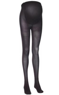 Těhotenské punčochy 15 den - černé S/M