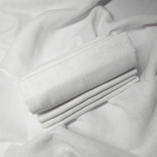 Tetra Osuška bílá bavlna 2 ks 90 x 100 cm 100 % bavlna Prem