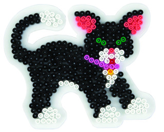 Podložka na zažehlovací korálky Hama Kočka MIDI