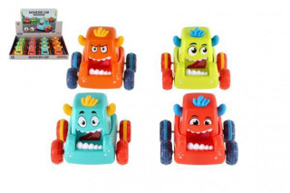 Auto monster plast 9 x 8 cm mačkací a jezdící