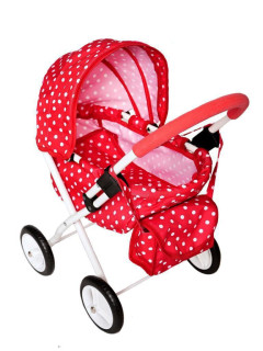 Kočárek pro panenky pro nejmenší holčičky Jasmine Kids M12